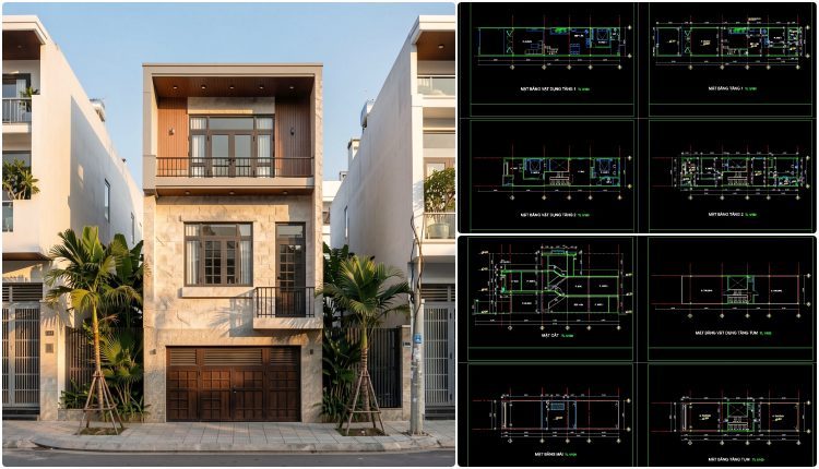 459.-5m-x-24.8m-3-story-townhouse-floor-plans-elevations-cad-dwg-1