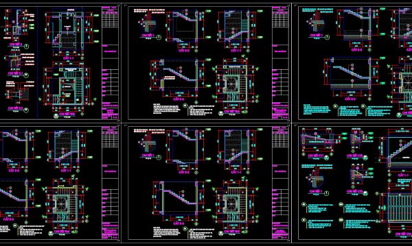 3 weeks ago
                

                
             136476. Complete Staircase and Elevator Shaft Construction Details DWG