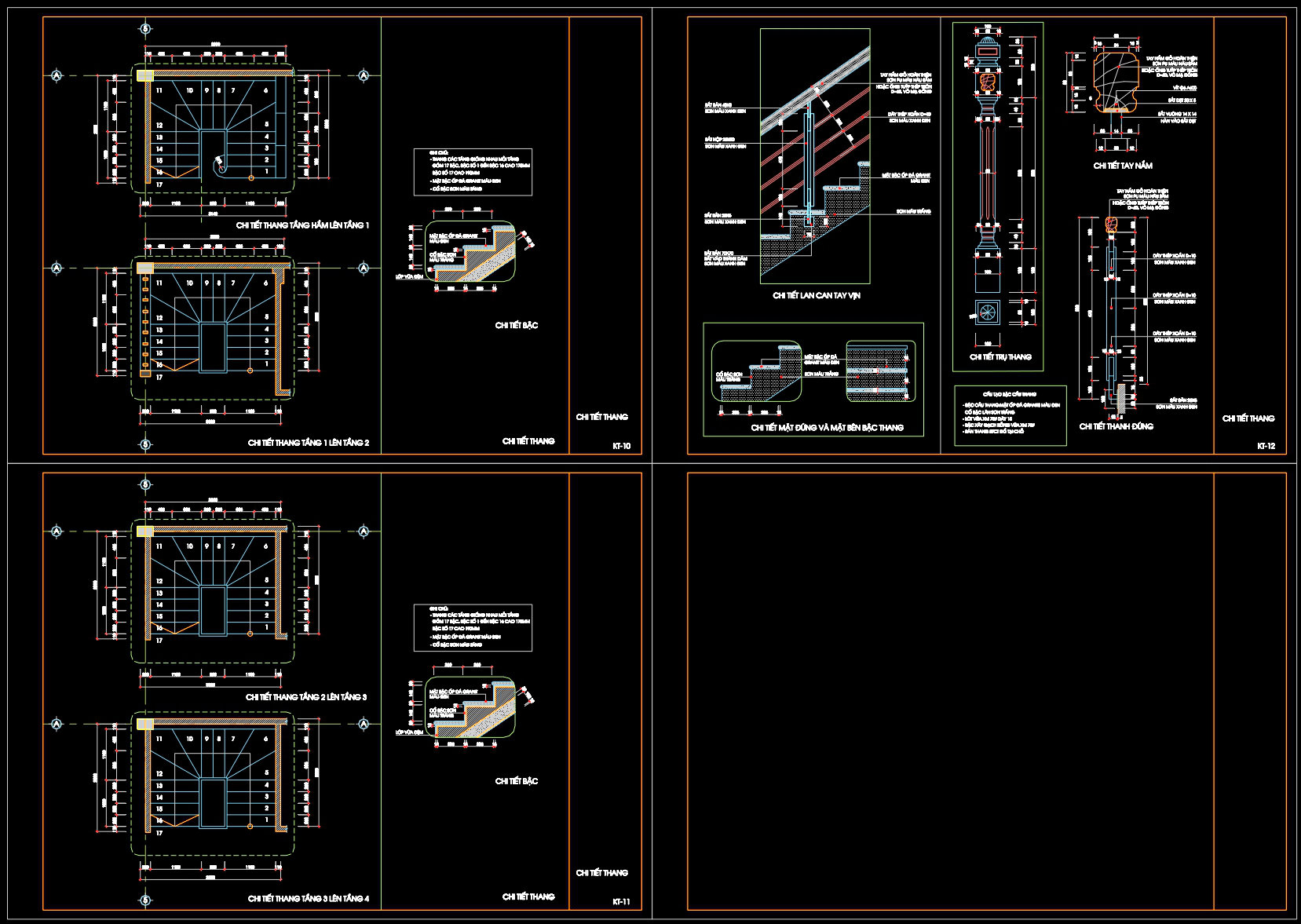 504. Download 4-Story Residential Stair Plans and Construction Details (1)