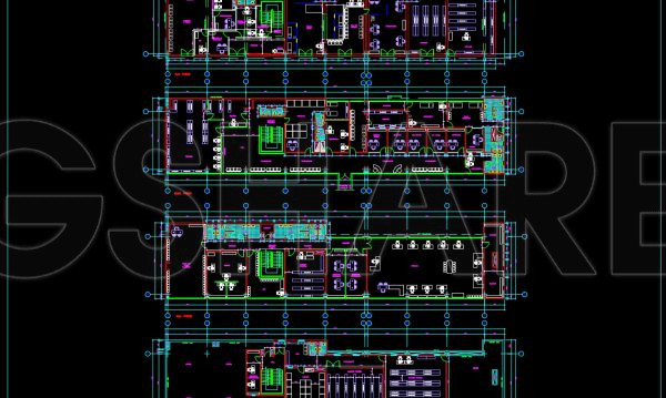 62. Comprehensive Diagnostic Center Floor Plans DWG