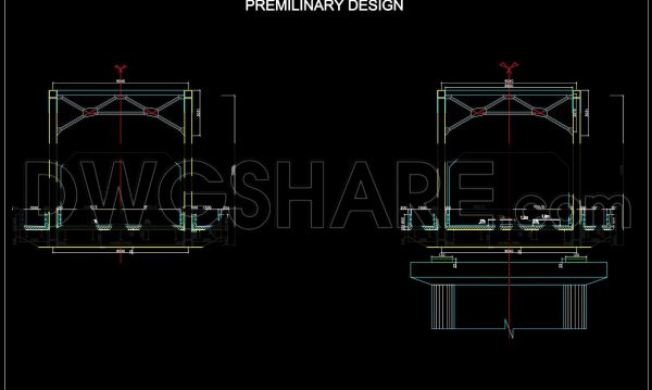 743.-steel-truss-bridge-cad-drawing-free-dwg-download-1