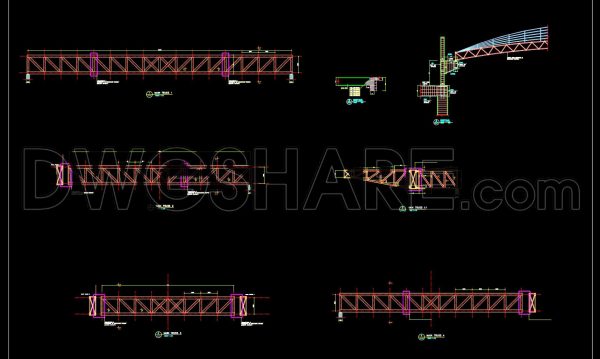 745.-steel-truss-with-corbel-details-free-dwg-cad-drawing