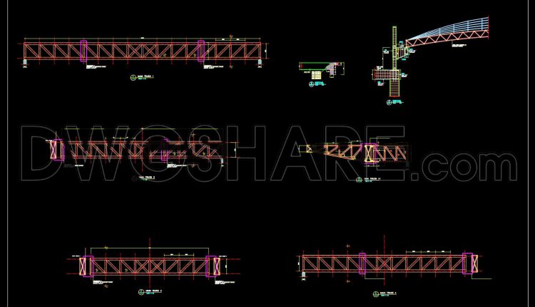 745.-steel-truss-with-corbel-details-free-dwg-cad-drawing