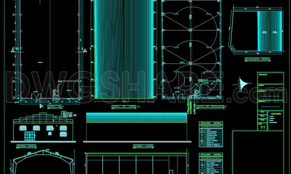 748.-storage-hangar-cad-drawings-layout-elevation-details