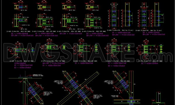 749.-structural-steel-connection-details-free-autocad-dwg-drawing