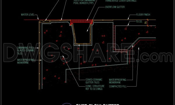 30 minutes ago
                

                
             7754. Swimming Pool Overflow Gutter Detail CAD Drawing DWG