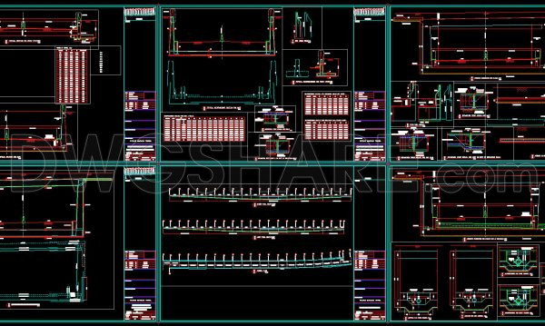 759.-detailed-tunnel-cad-drawings-plan-profile-cross-sections