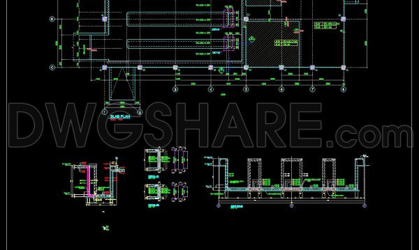 765.-standard-concrete-wall-trench-reinforcement-details-cad-dwg