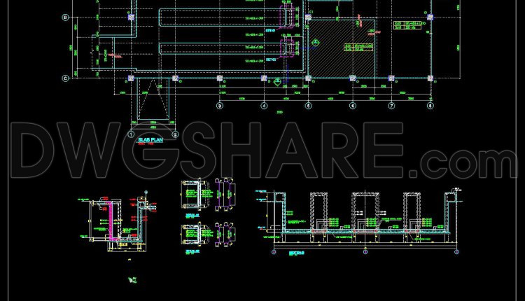 765.-standard-concrete-wall-trench-reinforcement-details-cad-dwg