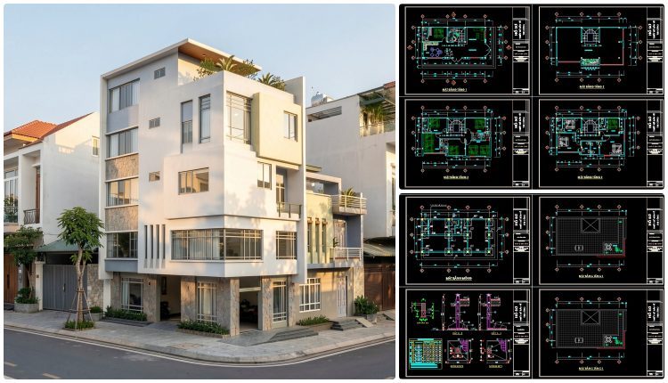 774.-5-story-house-design-6m-x-14m-complete-floor-plans-elevations-foundation-dwg-1