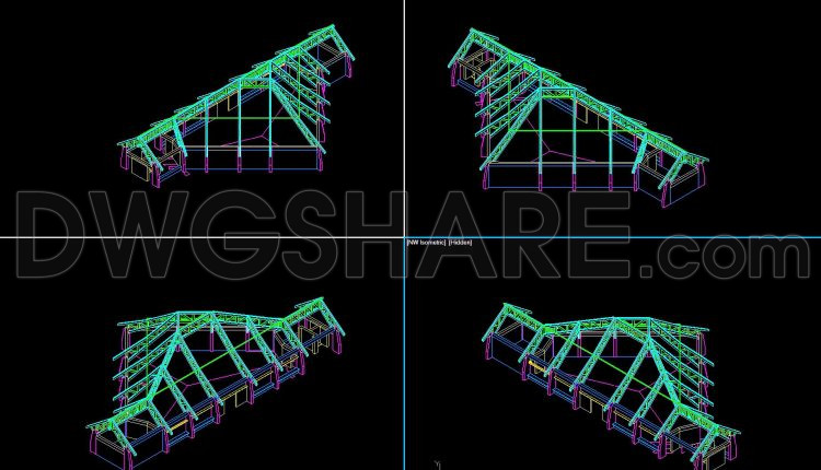 774.-wooden-structure-3d-cad-drawing-autocad-dwg