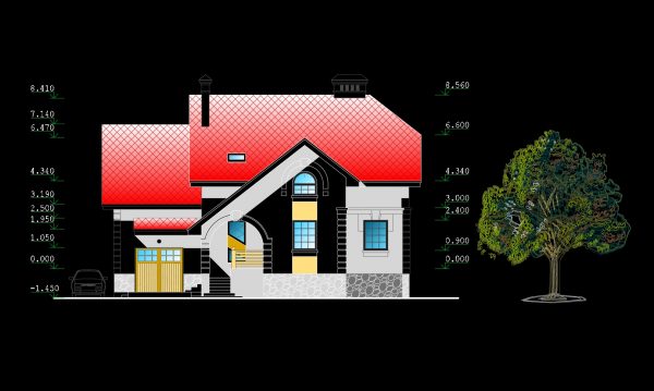 786.-residential-house-architectural-cad-drawings-floor-plans-elevations-sections-1