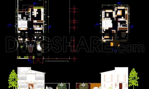 788.-download-autocad-dwg-design-drawings-of-a-beautiful-semi-detached-house
