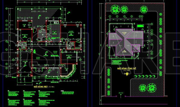2 weeks ago
                

                
             163830. Download CAD Drawings of a 1-Story Villa with 3 Bedrooms (28m x 49m)