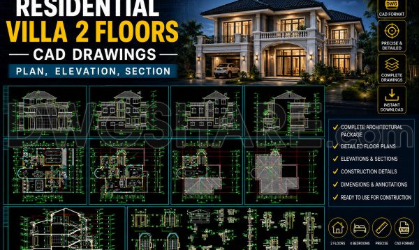 836.-residential-villa-2-floors-cad-drawings-plan-elevation-section-1