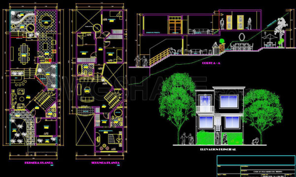 842.-free-download-140m2-multi-storey-family-house-cad-drawings