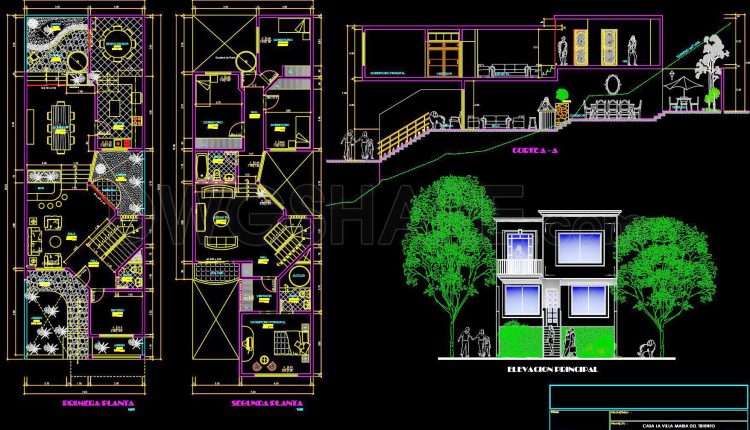 842.-free-download-140m2-multi-storey-family-house-cad-drawings