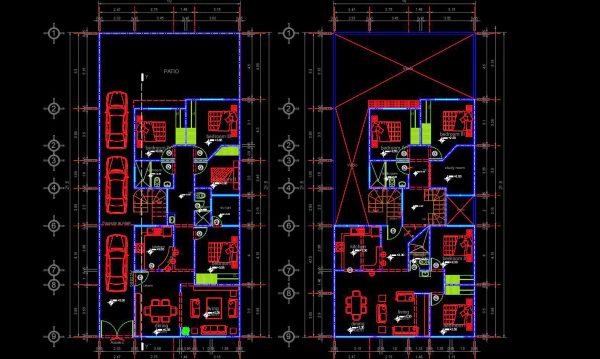 2 weeks ago
                

                
             205852. Residential House CAD Project – 2 Storey Design Drawings Free Download