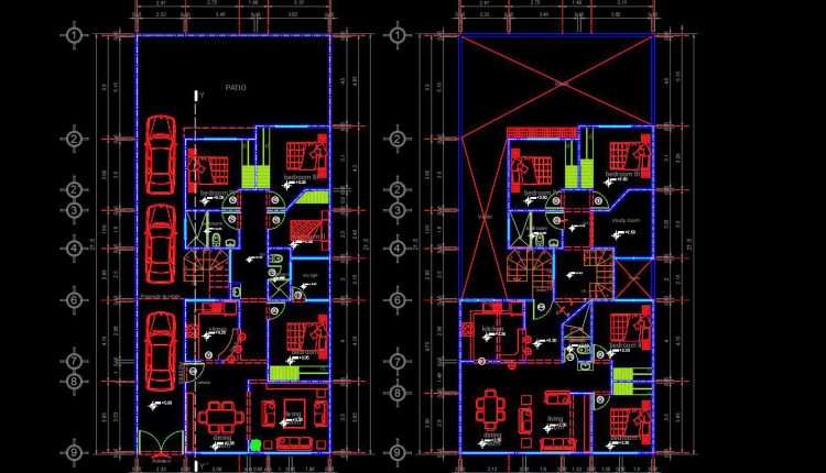 852.-residential-house-cad-project-2-storey-design-drawings-free-download-1