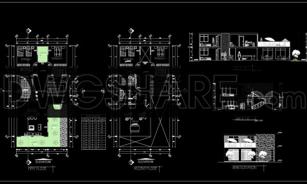 856.-free-download-cad-drawings-of-a-modern-2-storey-house-with-terrace