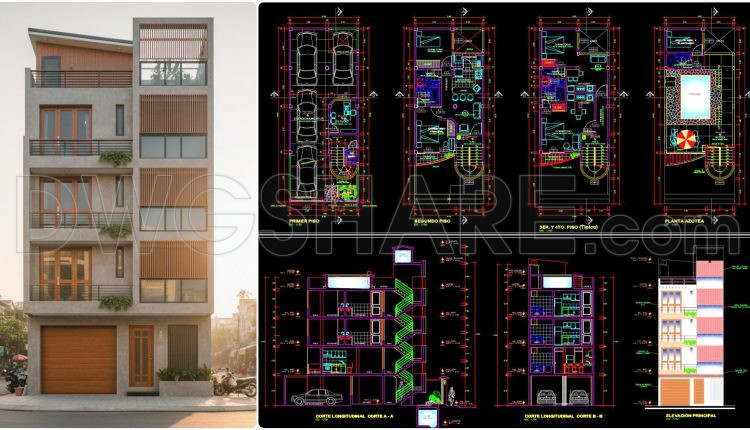 858.-download-architectural-cad-drawings-of-a-housing-building-with-roof-pool-1