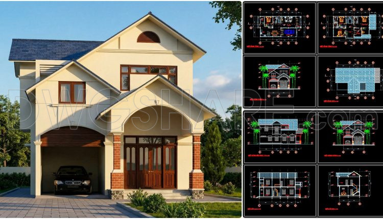 867.-2-story-4-bedroom-house-design-14m-x-8m-112-sqm-complete-cad-drawings-1