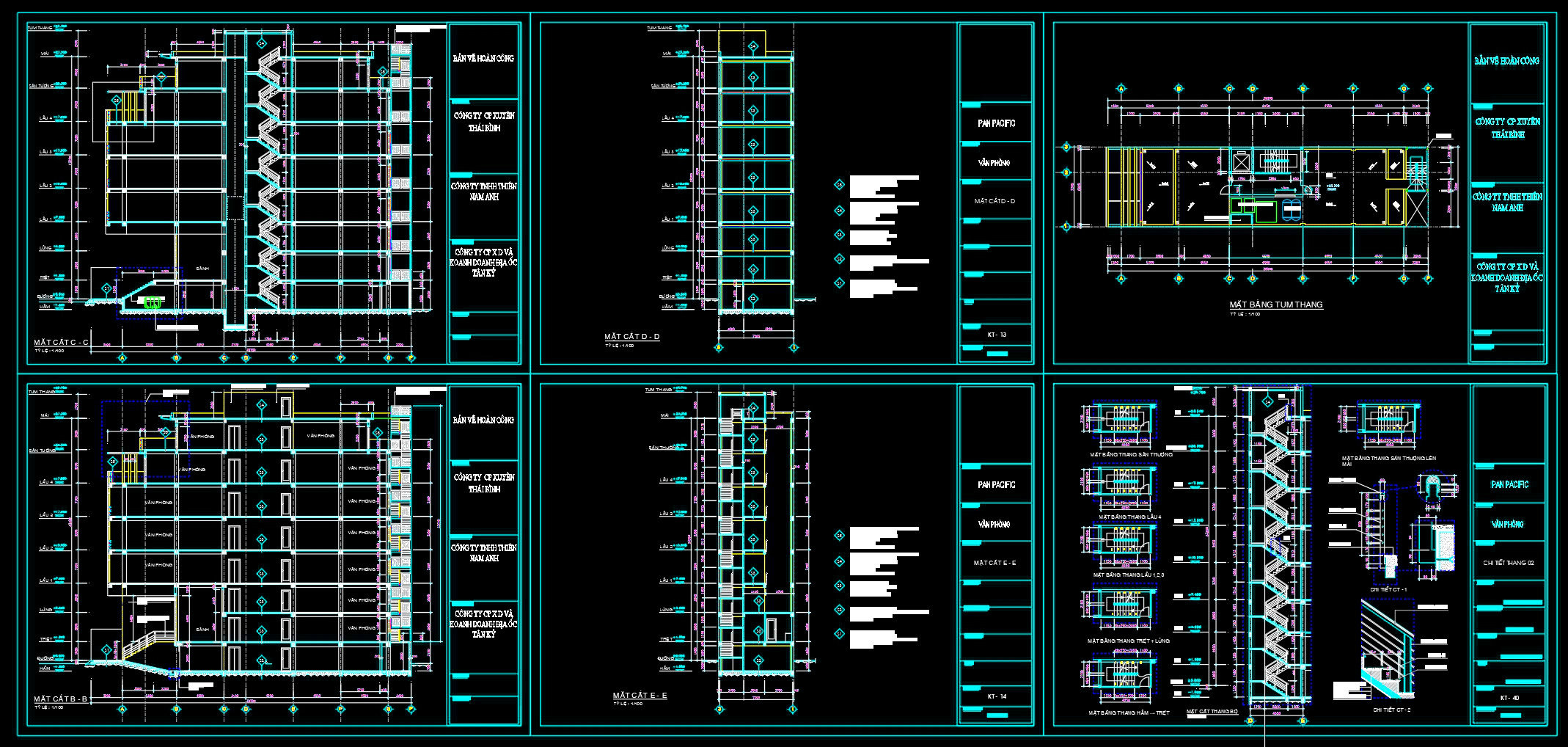 904. Download Architectural CAD Plans for a 5-Storey House (7,2m × 30,7m) (3)