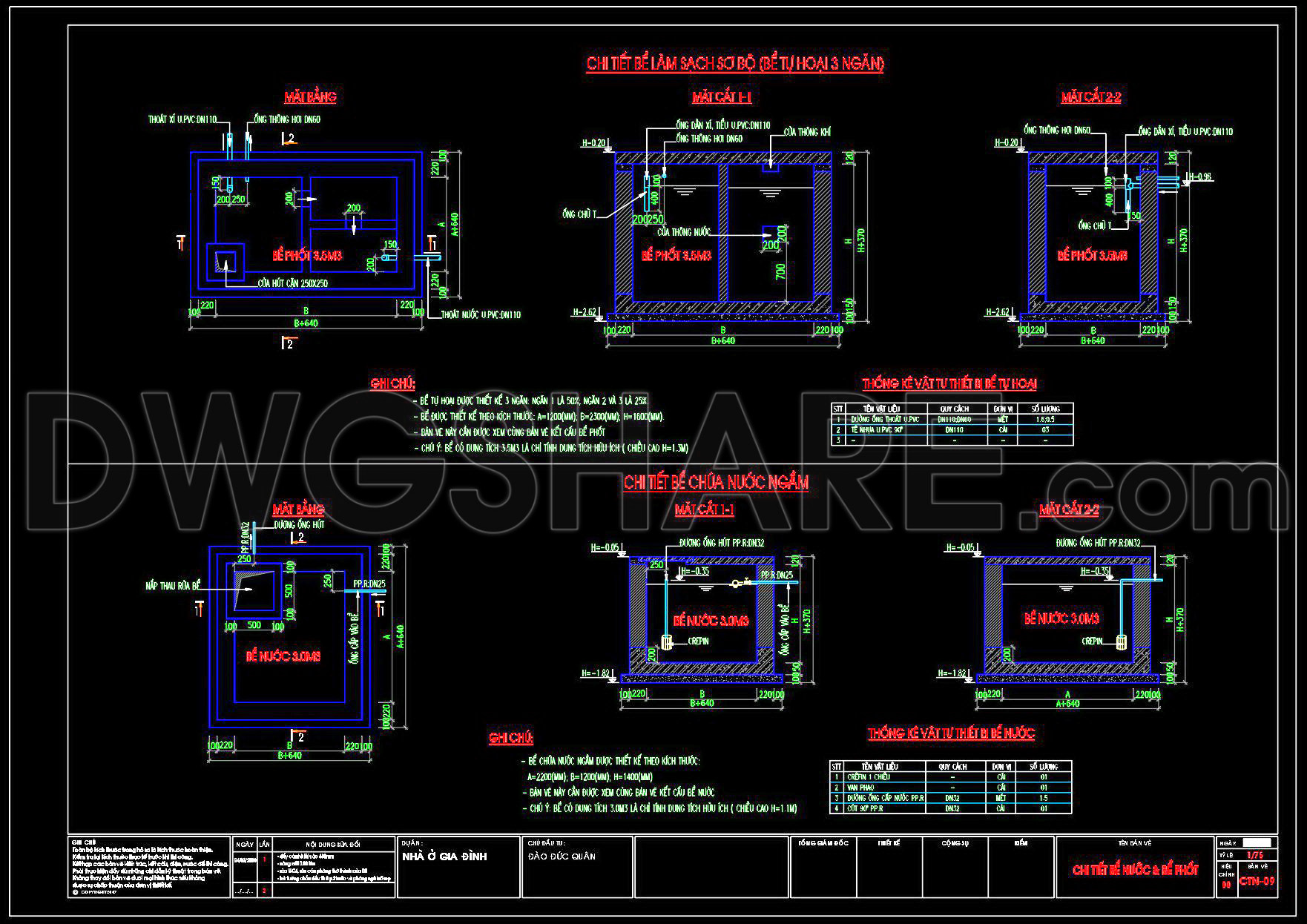 217. Download Complete House Plumbing CAD Drawings – Water Supply & Drainage Plans (3)