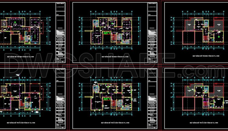 220.-complete-mep-cad-drawings-for-3-story-luxury-villa-electrical-water-supply-drainage-1