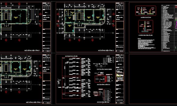 239.-3-story-modern-house-electrical-cad-drawings-11.7m-_-7.5m