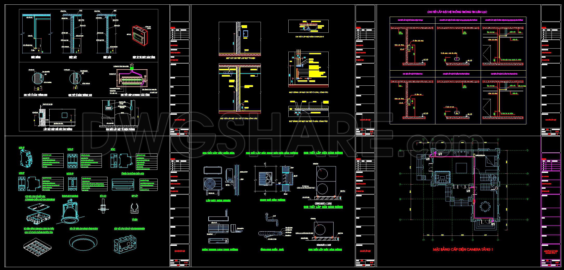 243. 3-Story House Electrical, HVAC & Camera CAD Drawings (3)