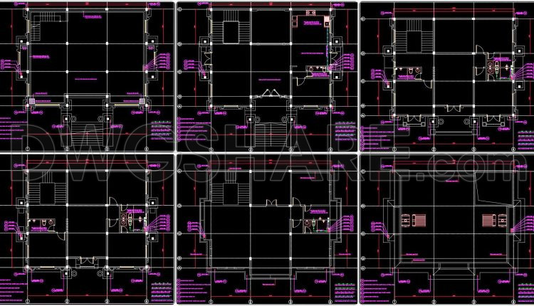 253.-2-story-house-electrical-plumbing-cad-drawings-1