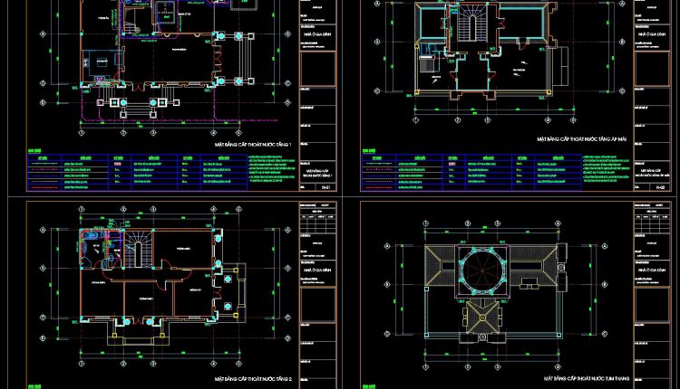 260.-residential-plumbing-plans-water-supply-drainage-sanitary-cad-drawings-1