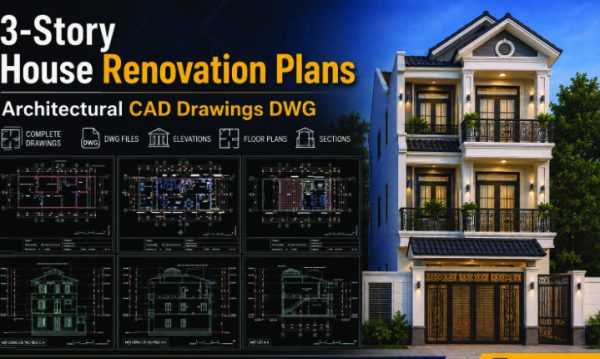 533.-3-story-house-renovation-plans-architectural-cad-drawings-dwg-1
