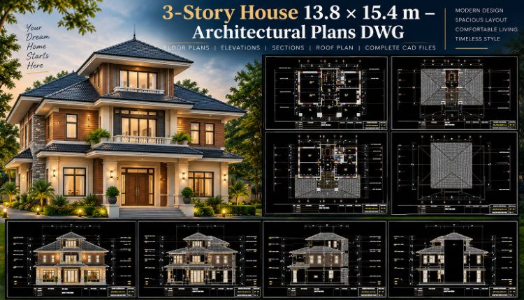 543.-3-story-house-13.8-_-15.4-m-architectural-plans-dwg-1