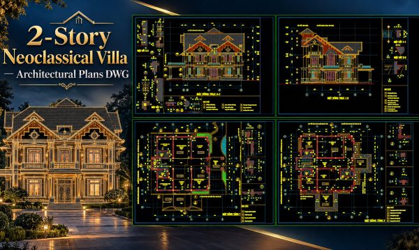 580.-2-story-neoclassical-villa-architectural-plans-dwg-1