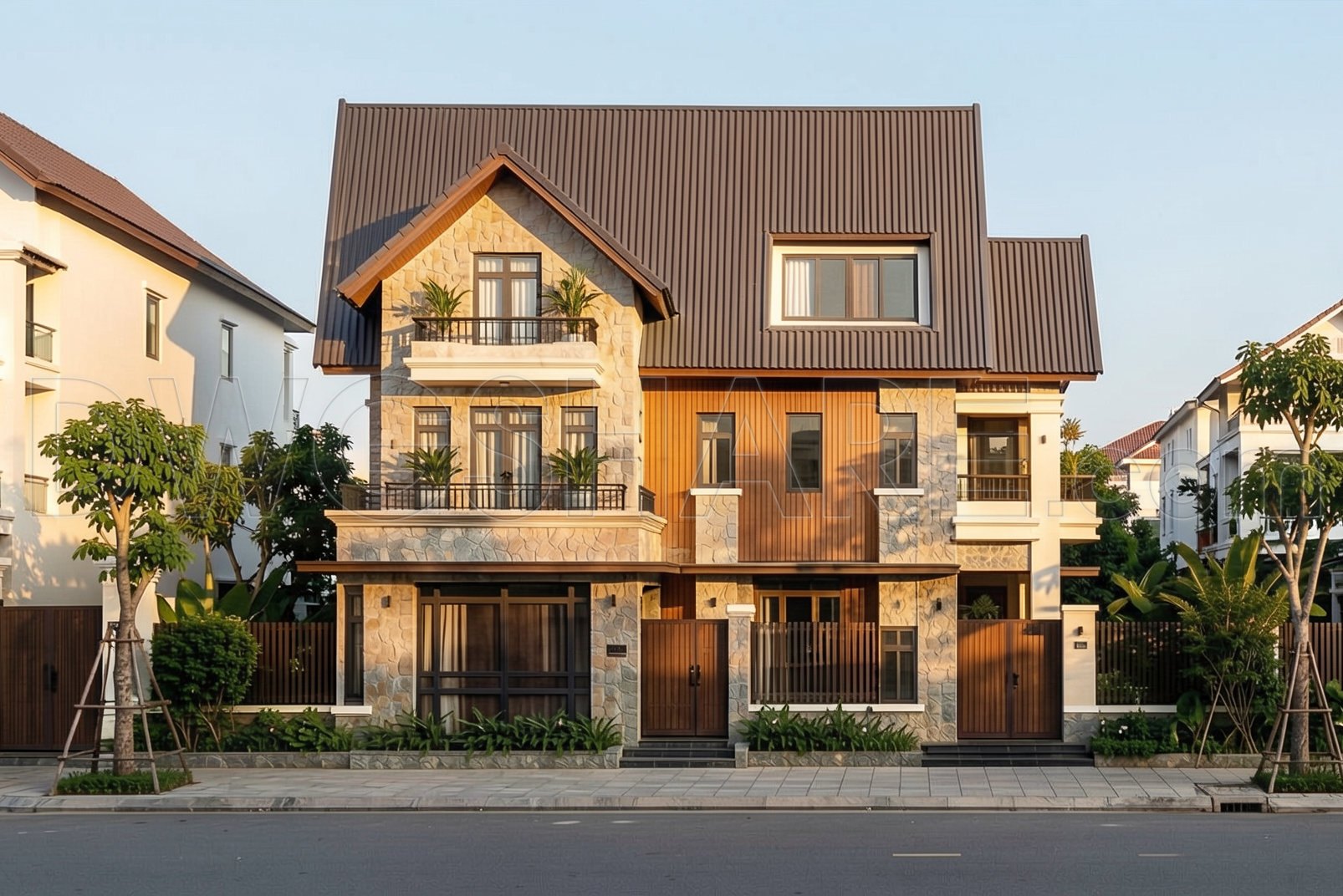582. 3-Story Narrow Townhouse Plans – Floor Plans & CAD Drawings (4)