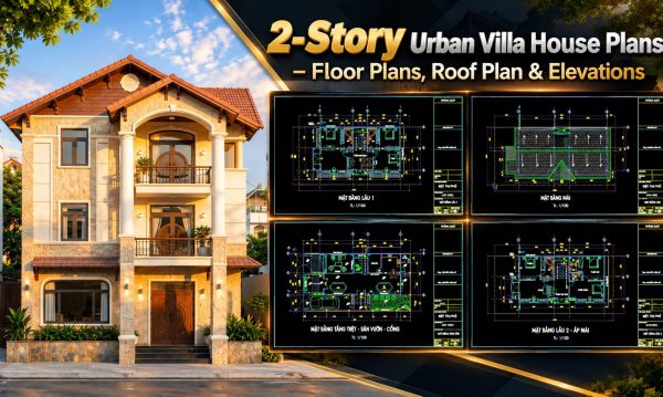 585.-2-story-urban-villa-house-plans-floor-plans-roof-plan-elevations-1