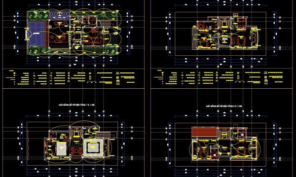 283.-residential-furniture-layout-plans-multi-story-interior-floor-plans-dwg