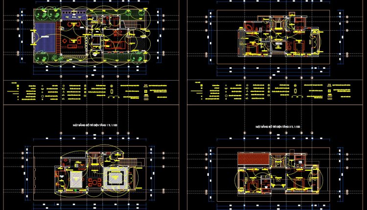 283.-residential-furniture-layout-plans-multi-story-interior-floor-plans-dwg