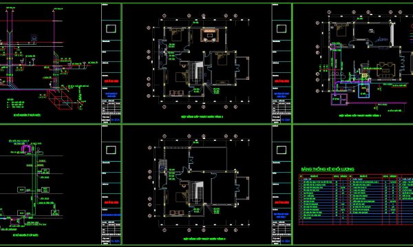 292.-4-story-house-plumbing-plans-water-supply-drainage-dwg-1