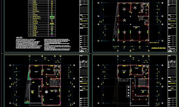 295.-3-story-house-electrical-plans-power-lighting-layouts-dwg