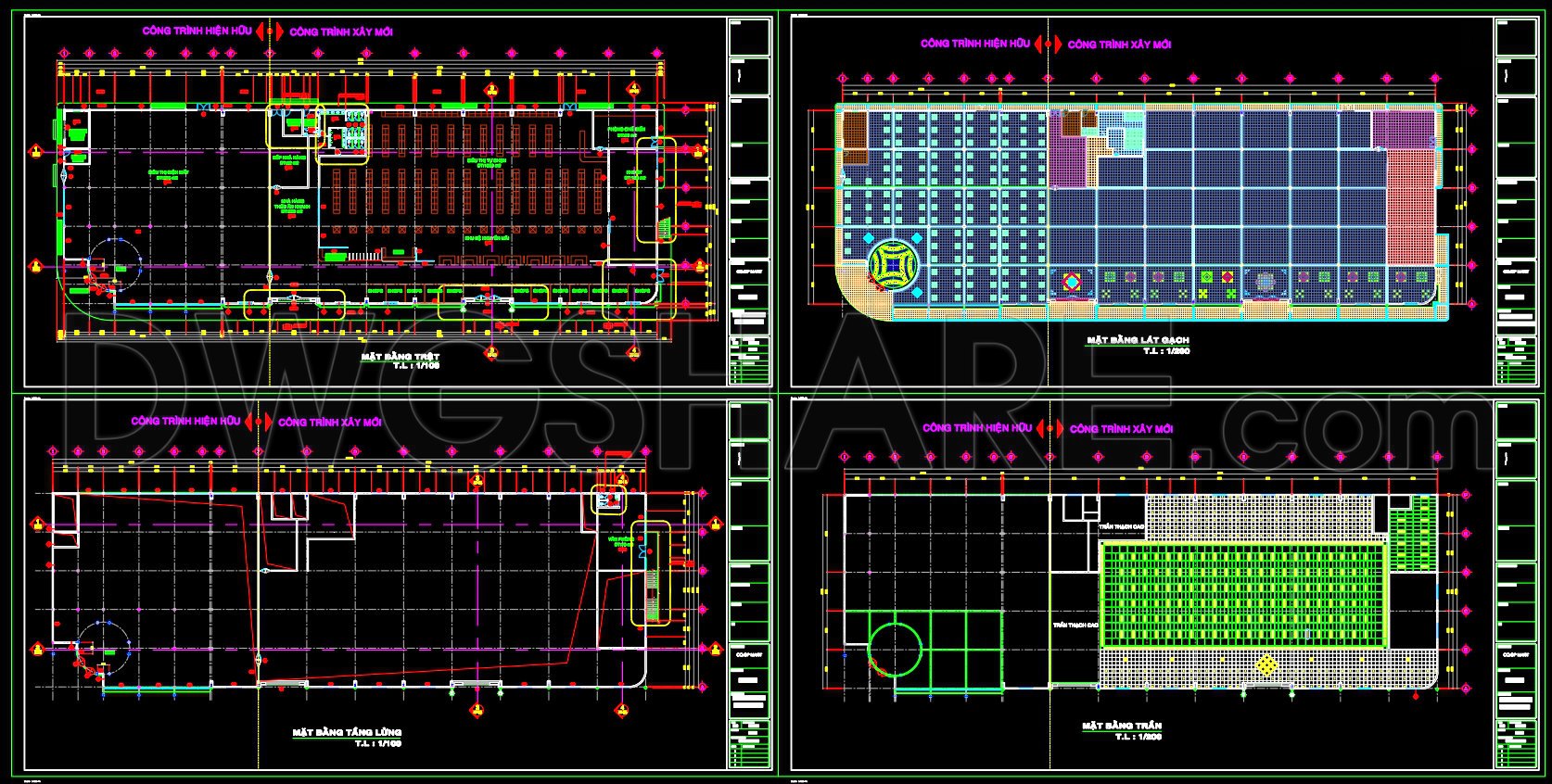 40. Free Shopping Mall Floor Plan CAD Drawing DWG – Ground Floor ...