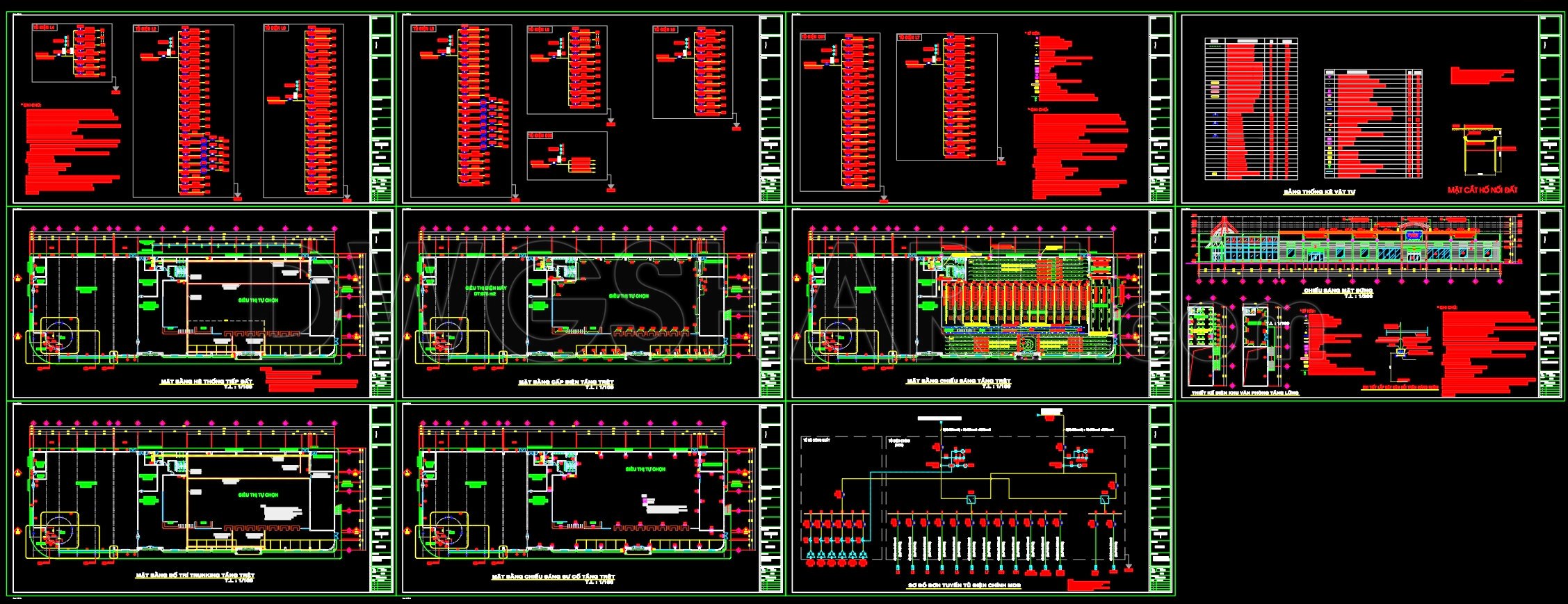 Building Rafter Drawings 40. Free Shopping Mall Floor Plan CAD Drawing DWG – Ground Floor ...