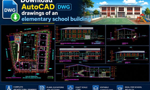 46. Download Autocad Dwg Drawings Of An Elementary School Building (1)