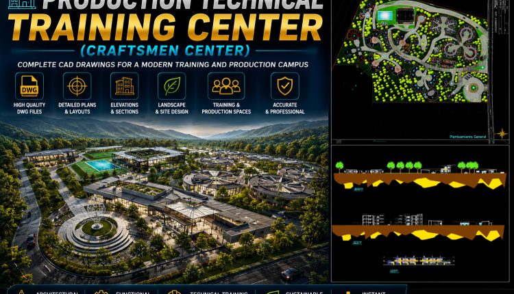 57.-production-technical-training-center-craftsmen-center-autocad-dwg-1