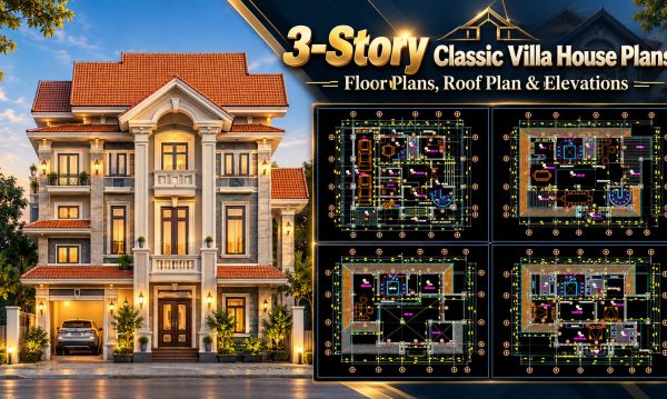 587.-3-story-classic-villa-house-plans-floor-plans-roof-plan-1