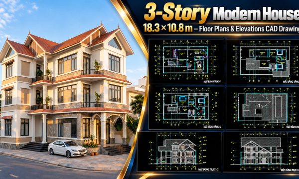 600.-3-story-modern-house-18.3-_-10.8-m-floor-plans-elevations-cad-drawing-1