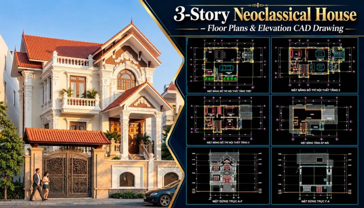 605.-3-story-house-18.1-_-8.5-m-classic-style-floor-plans-elevations-cad-drawing-1