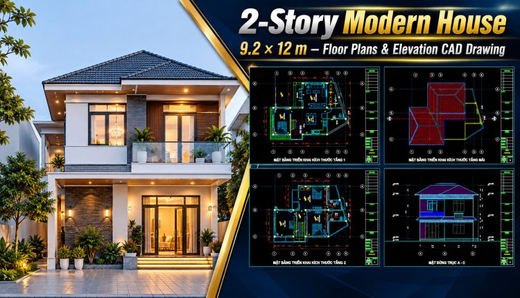 608.-2-story-modern-house-9.2-_-12-m-floor-plans-elevation-cad-drawing-1